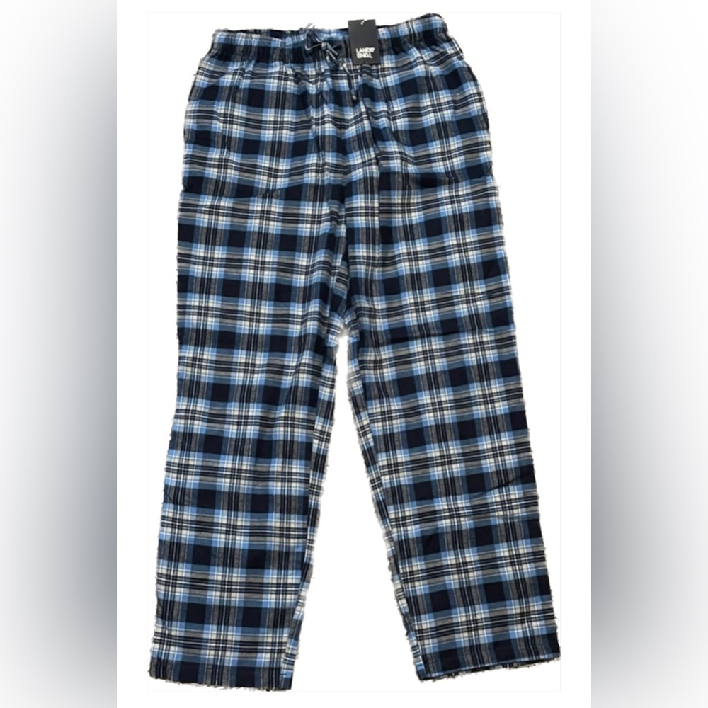 Lands End Flannel sleep pants - men’s.  Size L. New with tags on.